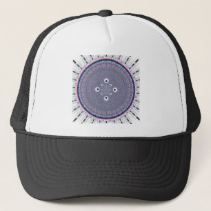 Radial Design Art Print Trucker Hat
