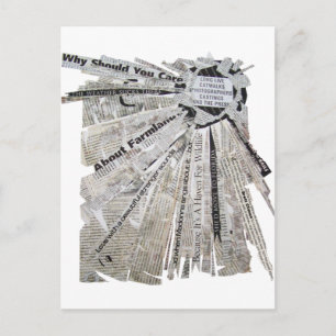 Radial Explosion Postcard