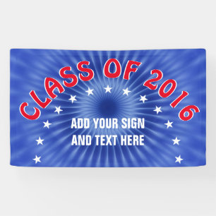 Radial Rays flower - royal blue + your ideas Banner