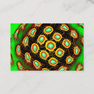 Radial Spike Burst – Signature Business Card
