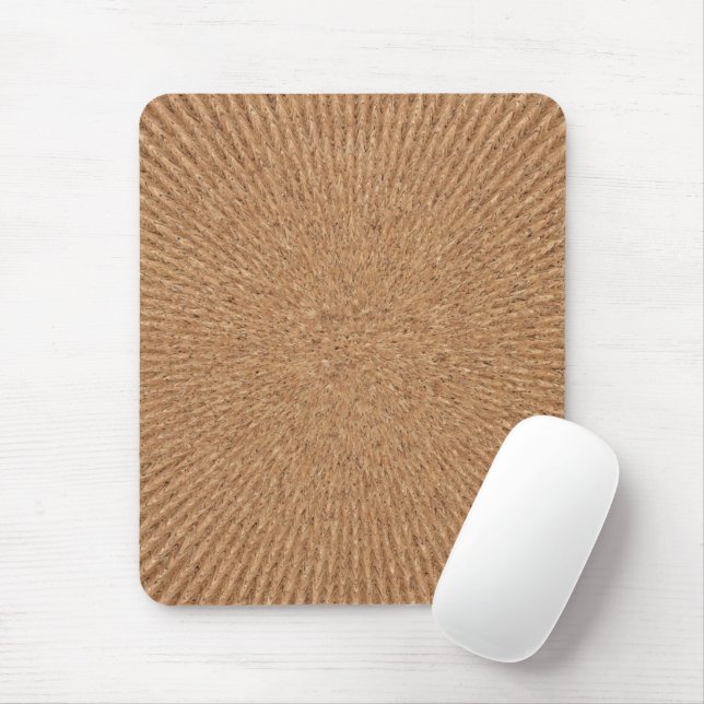Radial Weaves Corkboard Mouse Pad (With Mouse)