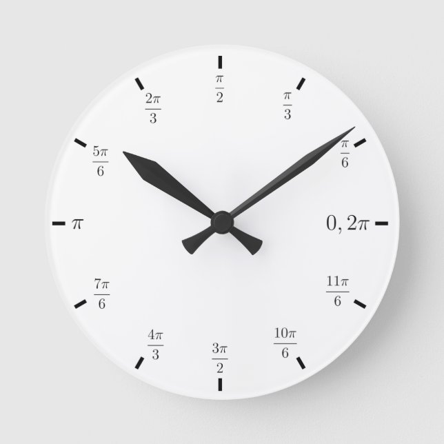 Radian Math Clock (Front)