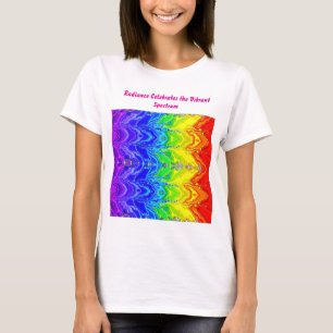 “Radiance” – An Abstract Pride Pattern T-Shirt