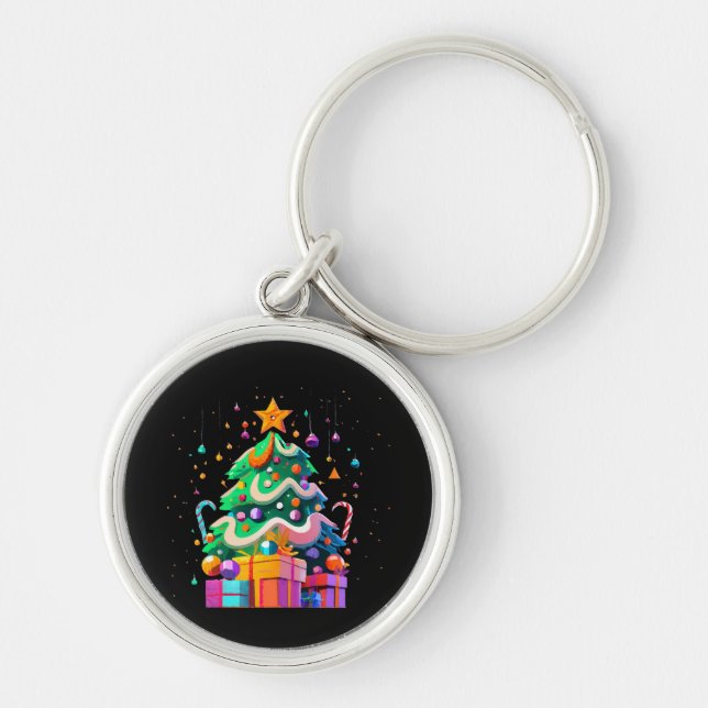 Radiance Christmas Tree Magic Key Ring (Front)