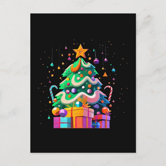 Radiance Christmas Tree Magic Postcard (Front)