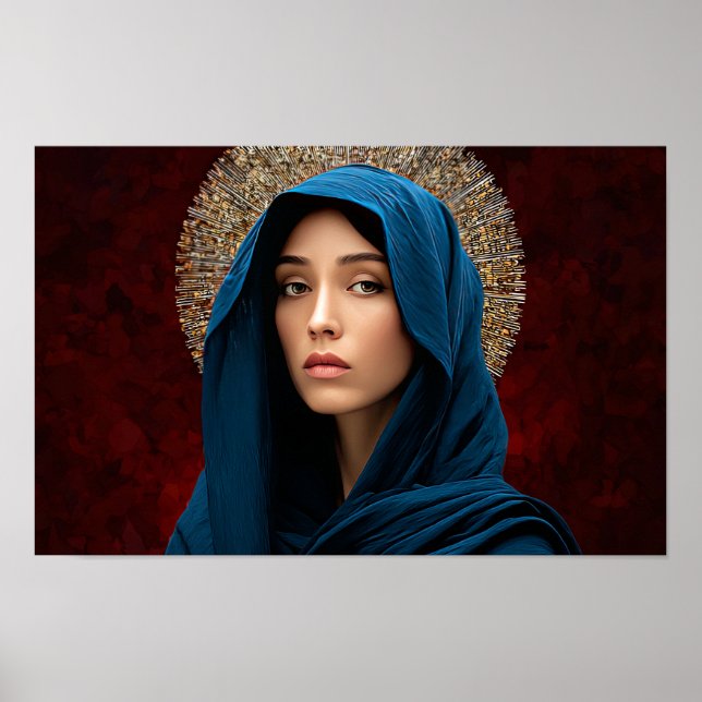 Radiance of Sorrowful Grace: Our Lady of Sorrows Poster (Front)