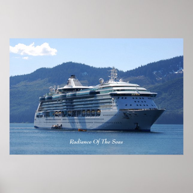 Radiance Of The Seas - Icy Strait Point, 26"x18" Poster (Front)