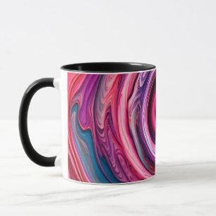 "Radiant Abstract Dance" Mug