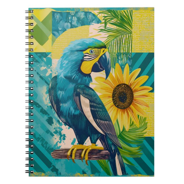 Radiant Ara in Sunshine Notebook (Front)