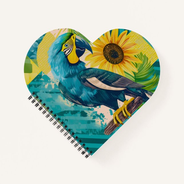 Radiant Ara in Sunshine Notebook (Front)