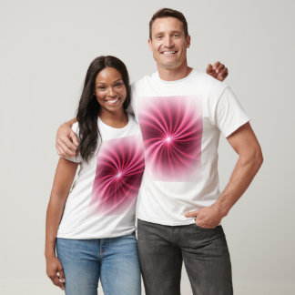 Radiant Aura: Glowing Neon Energy T-Shirt