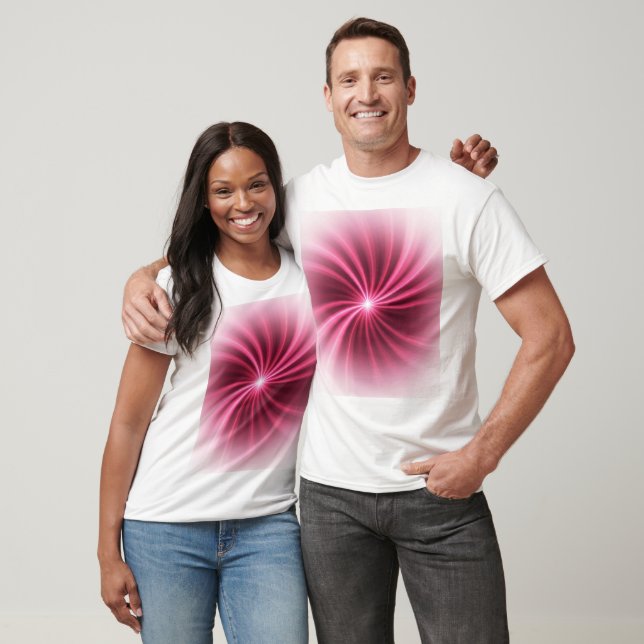 Radiant Aura: Glowing Neon Energy T-Shirt (Unisex)