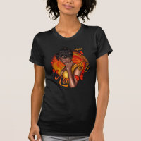 Radiant Black Leo Diva with Fierce Confidence