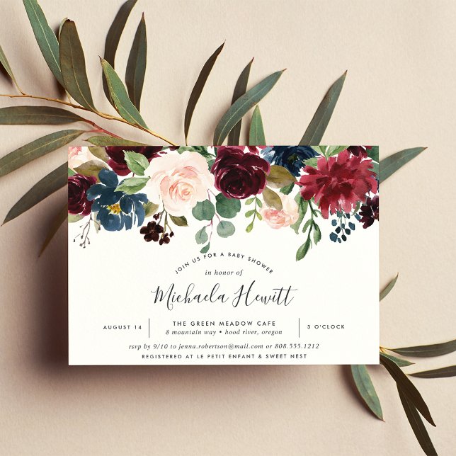 Radiant Bloom Baby Shower Invitation (Creator Uploaded)