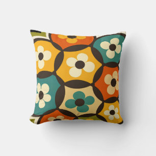 Radiant Bloom Cluster Cushion