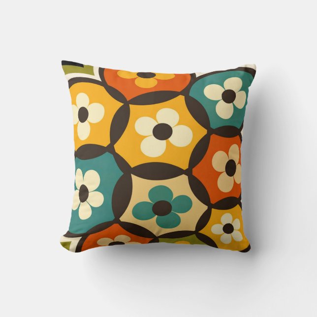 Radiant Bloom Cluster   Cushion (Front)