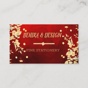Radiant Bloom   Floral Business Card