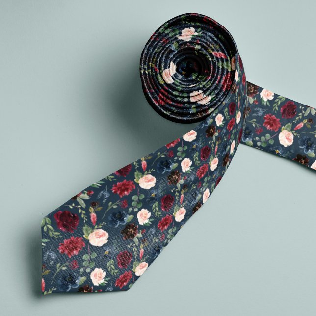 Radiant Bloom | Floral Patterned Tie (Creator Uploaded)