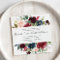 Radiant Bloom Floral Wedding Invitation | Square