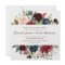Radiant Bloom Floral Wedding Invitation | Square