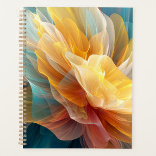 Radiant Bloom of Ethereal Petals in Light Planner
