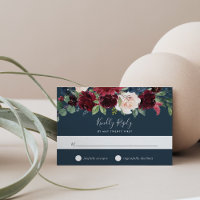 Radiant Bloom RSVP Card