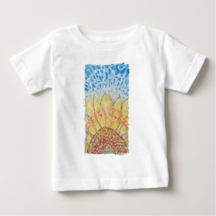 Radiant Bloom Sunflower Baby T-Shirt