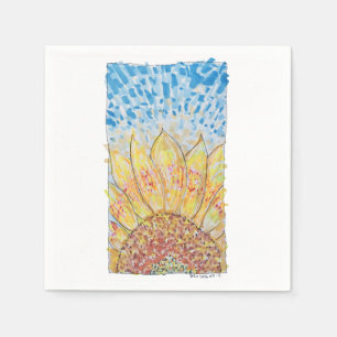 Radiant Bloom Sunflower Napkin