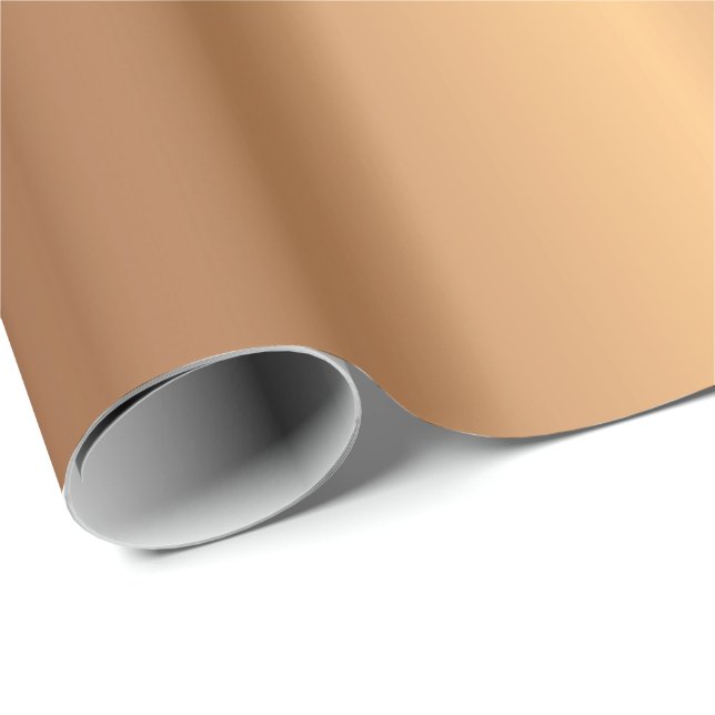 Radiant Bronze Gold Wrapping Paper (Roll Corner)