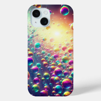 Radiant Bubbles iPhone 15 Case