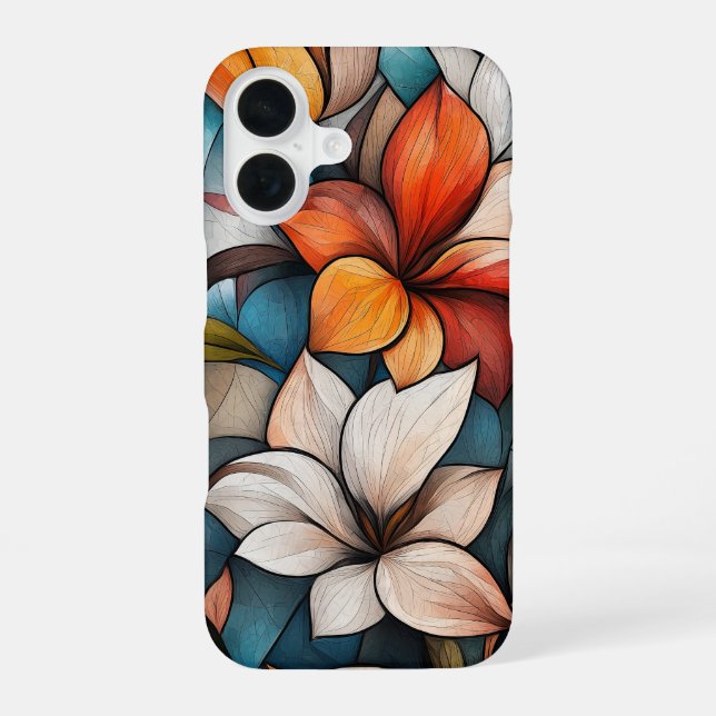 Radiant Bud iPhone 16 Case (Back)