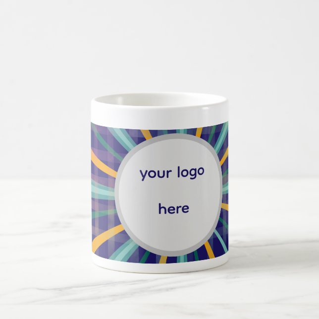 Radiant Burst CustomizableClassic Mug, 11 oz Coffee Mug (Center)