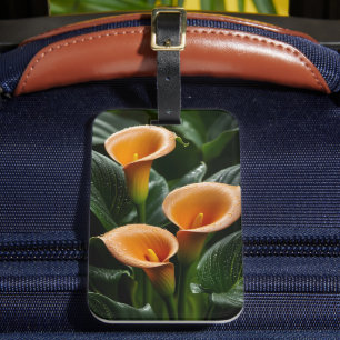Radiant Calla Elegance Luggage Tag