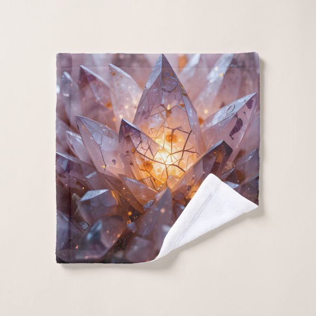 Radiant Crystal Heart Wash Cloth (Wash Cloth)