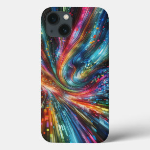 Radiant Digital Fiber Speed Phone Case - Vibrant 