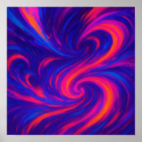 Radiant Dopamine Energy in Fluid Colour Waves