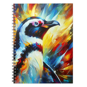 Radiant Emperor Penguin – Fire and Ice Notebook