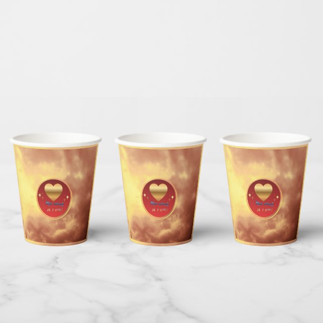 Radiant Eternal Love Paper Cups (Multi)