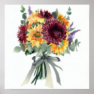 Radiant Fall, Attendants Bouquet (C) Poster