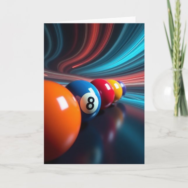 Radiant Fathers Day Orb Card (Front)