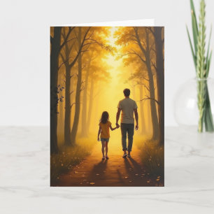 Radiant Fathers Day Path Card