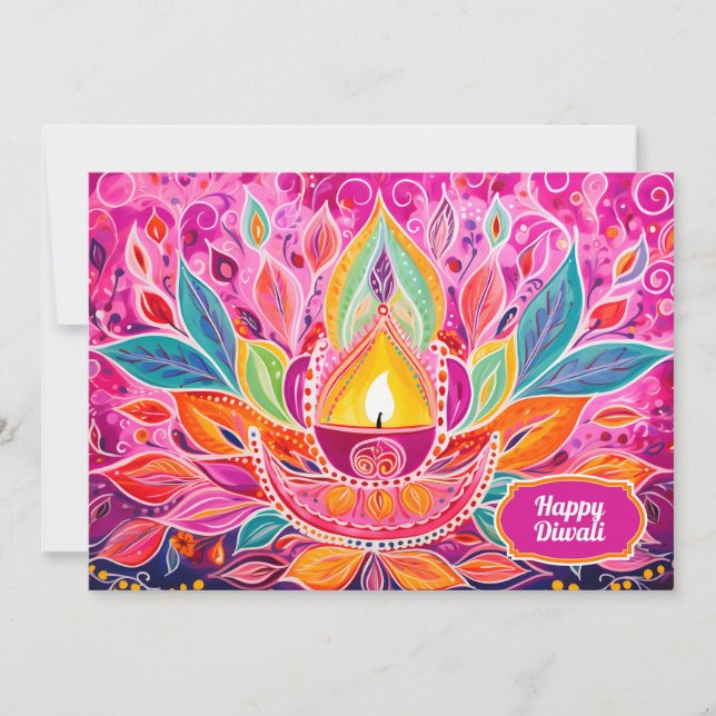 Radiant Festivities: A Dazecore Celebration card (Front)