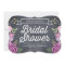 Radiant Floral Bridal Shower Invitation - Purple