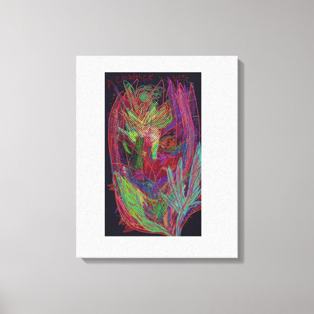 Radiant Floral Stretched Canvas Print (Front)