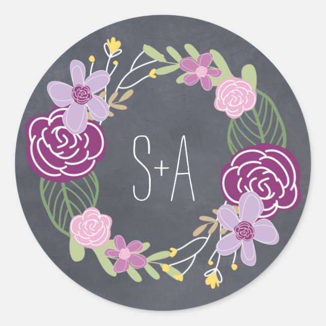 Radiant Florals Favour Sticker (Front)