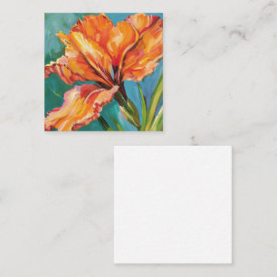 Radiant Flower Bloom in Orange Card