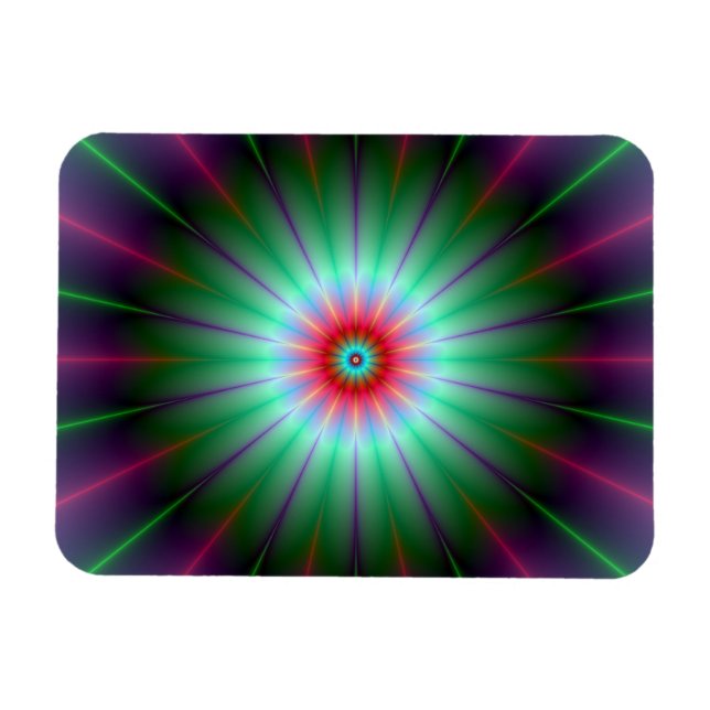 Radiant Flower Magnet (Horizontal)