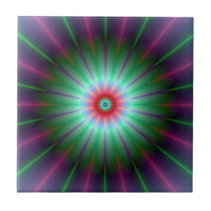 Radiant Flower tile