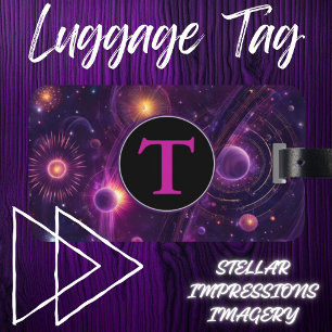 Radiant Flux Luggage Tag