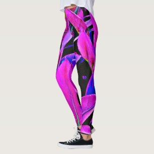 Radiant Foliage Elegance Pattern Leggings